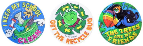 RECYCLING STICKERS PACK PKT 108