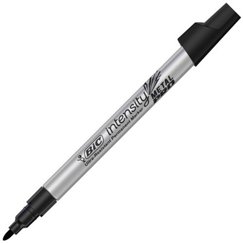 BIC INTENSITY METAL PRO MARKER, BLACK