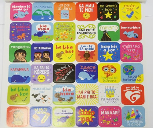 TE REO MAORI TEACHER STICKER PAD