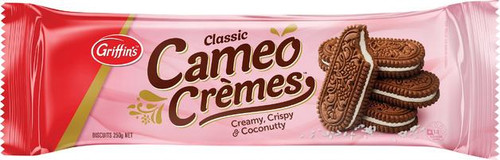 GRIFFINS CAMEO CREME BISCUITS 250GM