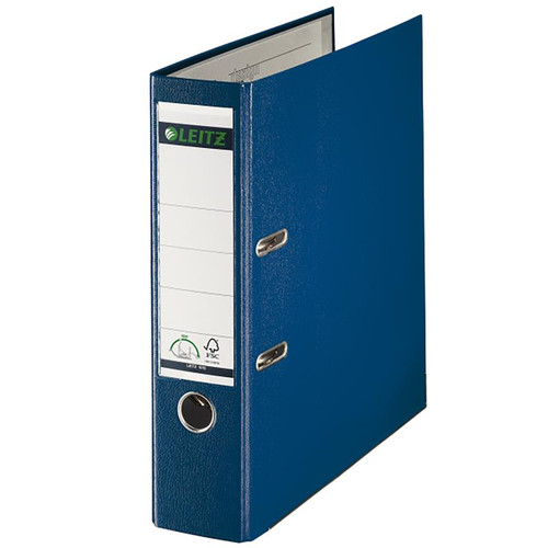 LEITZ A4  180 LEVER ARCH FILE, (BLUE)