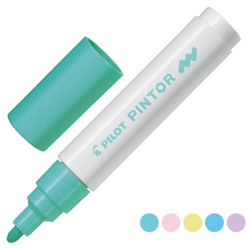 PILOT PINTOR MARKER MEDIUM TIP (PASTEL COLOURS)