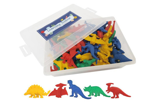 DINOSAUR COUNTERS 64PCS IN BOX
