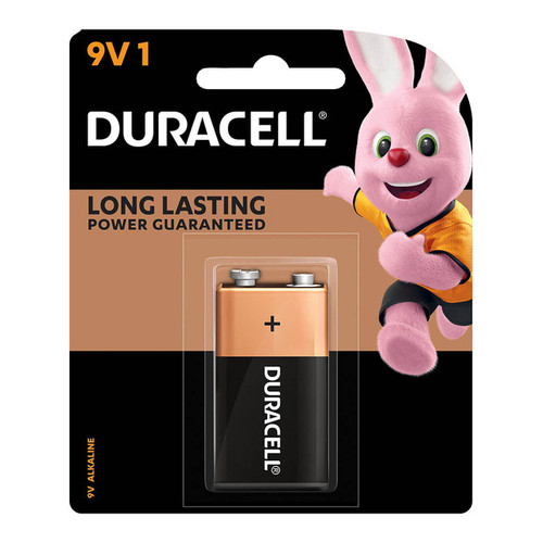 DURACELL ALKALINE 9V BATTERY