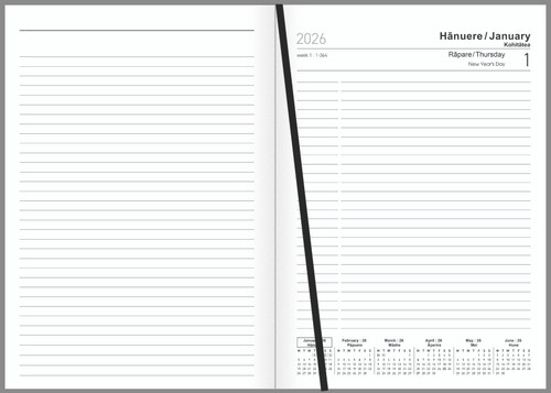 2026 A51 BILINGUAL ENGLISH/TE REO DIARY