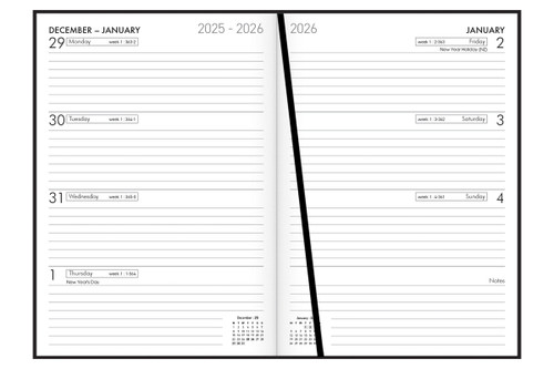 2026 A53 WEEK TO VIEW DIARY (NAVY)