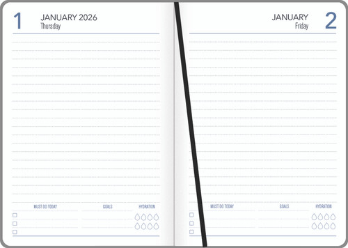 2026 COLLINS A51 COLOURED EDGE DIARY (PINK)