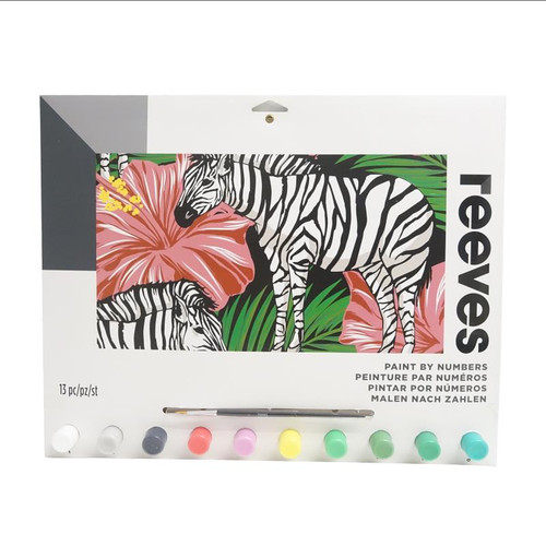 REEVES PAINT BY NUMBERS - ZEBRA