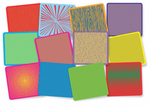 POP ART RUBBING PLATES, PKT 12