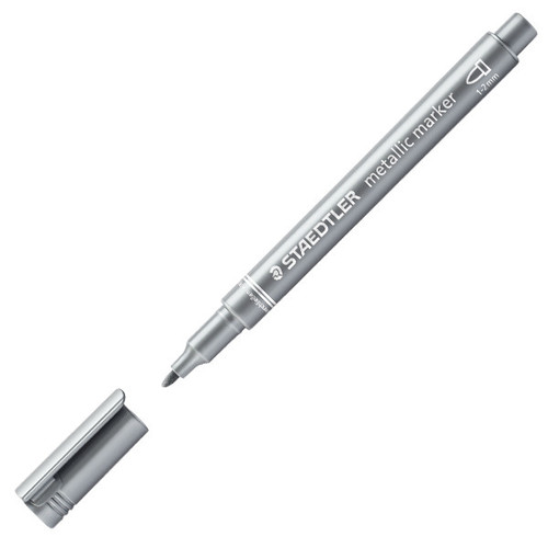 STAEDTLER DESIGN JOURNEY METALLIC MARKER - SILVER