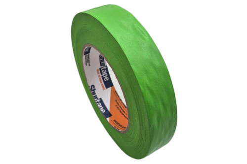 COLOURED FLATBACK FLURO PAPER TAPE 24MM - GREEN