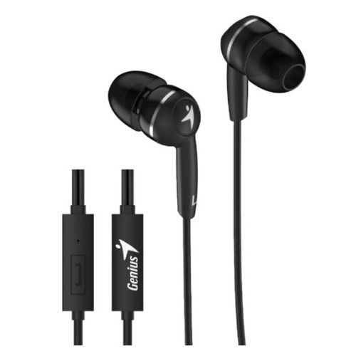 GENIUS HS-M300 BLACK IN-EAR HEADPHONES WITH MICROPHONE