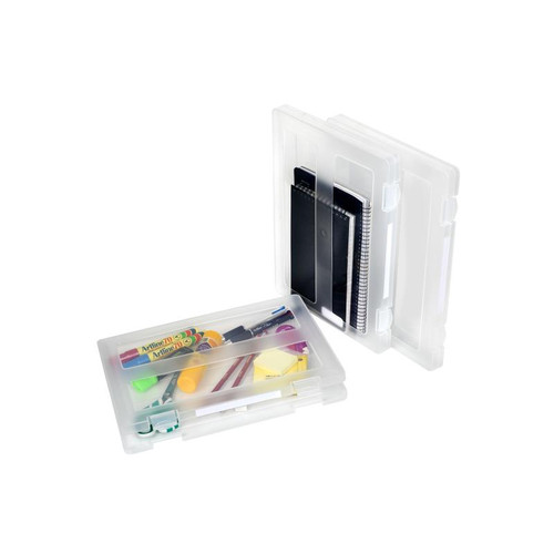 MARBIG PLASTIC A4 FILE CASE CLEAR