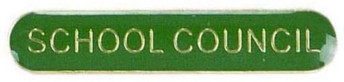 SCHOOL COUNCIL BAR ENAMEL BADGE, PKT 5