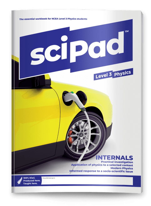 SCIPAD LEVEL 3 PHYSICS INTERNALS WORKBOOK 9780995105492