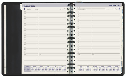 2024 MILFORD PORTFOLIO DIARY DAY PER PAGE