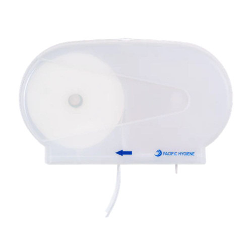 D34W DOUBLE MINI JUMBO DISPENSER WHITE