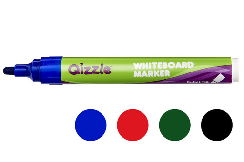 QIZZLE WHITEBOARD MARKER, BULLET (EACH)