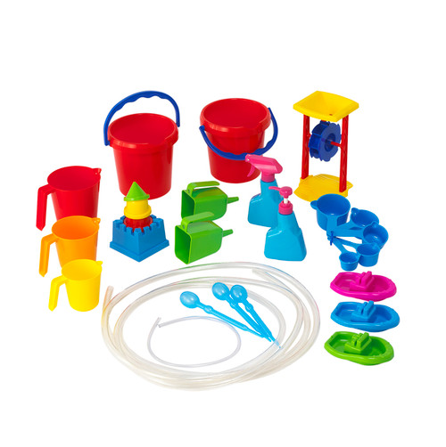 EDX CLASSROOM WATER PLAY TOOL SET, 27 PC