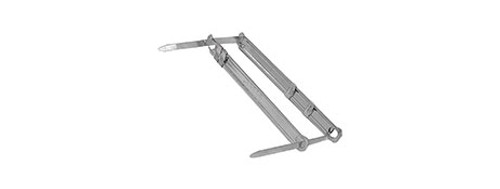 2 PRONG PAPER FASTENERS 50MM, PKT 50