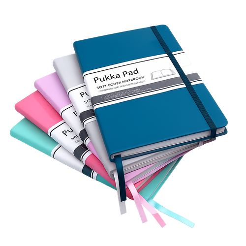 PUKKA SIGNATURE SOFT COVER NOTEBOOK 13X21CM LINED
