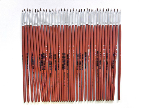 MILAN SCHOOL BRUSH 121 SERIES FLAT, PKT 36