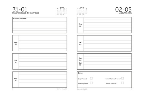 QIZZLE STUDENT DIARY 2026