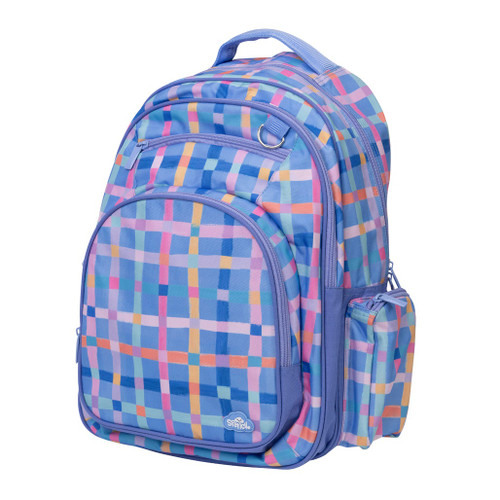 SPENCIL BIG KIDS BACKPACK - PASTEL PLAID