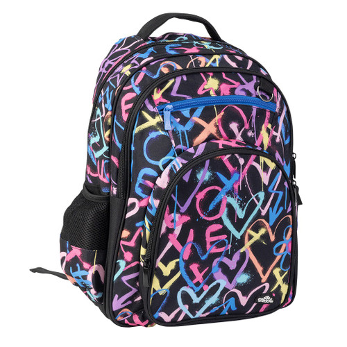 SPENCIL BIG KIDS BACKPACK - HEARTS AND CROSSES