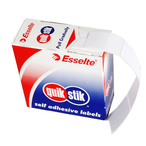 WHITE RECTANGULAR LABELS