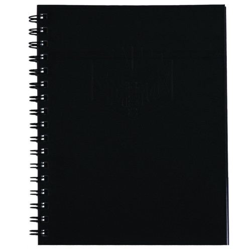 SPIRAX 512 A4 HARDCOVER BOOK 200 PAGES (BLACK)