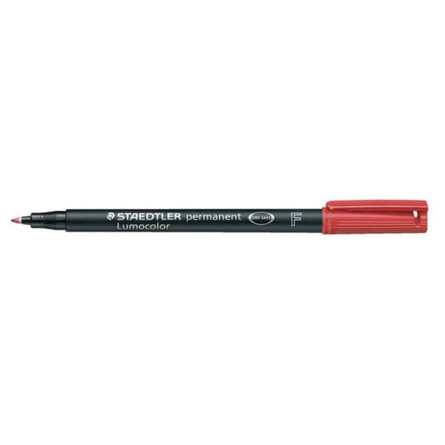 STAEDTLER 318 LUMOCOLOUR PEN FINE, RED