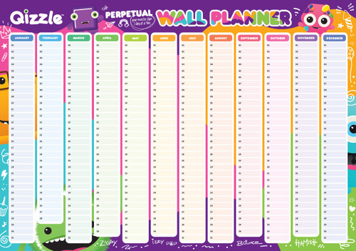 QIZZLE PERPETUAL WALL PLANNER