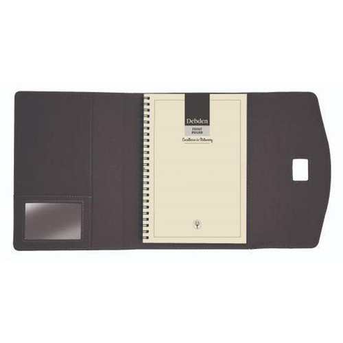 DEBDEN FOLIO A5 PEN LOOP CLOSURE BLACK