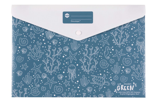 MARBIG ENVIRO DOCUMENT WALLET A4, PKT 10 (ASSORTED)