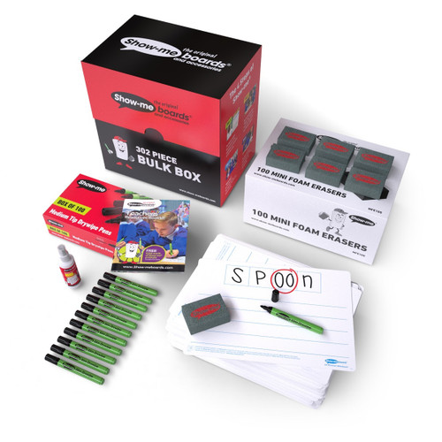 SHOW-ME 4-FRAME PHONEME BOARDS, BULK BOX 100