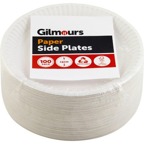 GILMOURS COMPOSTABLE DINNER PLATE 22CM (50PK)
