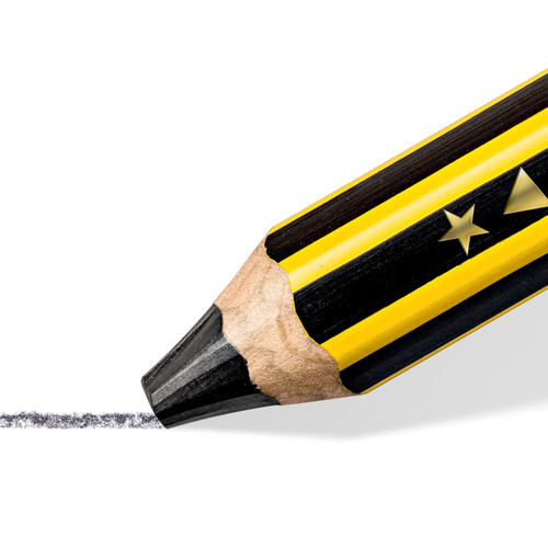 STAEDTLER NORIS JUNIOR 2B GRAPHITE PENCIL (PACK OF 6)