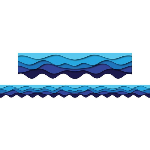 OCEAN WAVES SCALLOPED BORDER PKT 12