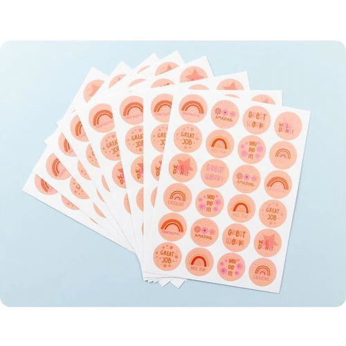 PEACHY PRAISE MERIT STICKERS PKT 192
