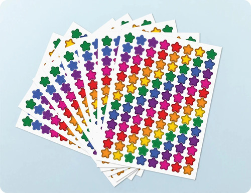 RAINBOW SPARKLE MERIT STICKERS PKT 832