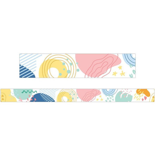 PASTEL POP ABSTRACT BORDER PKT 12