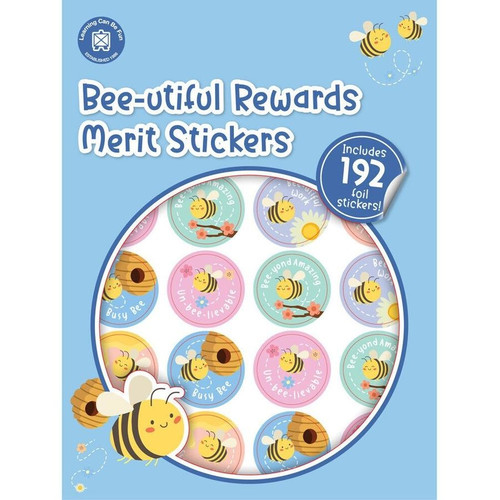 BEE-UTIFUL REWARDS MERIT STICKERS PKT 192