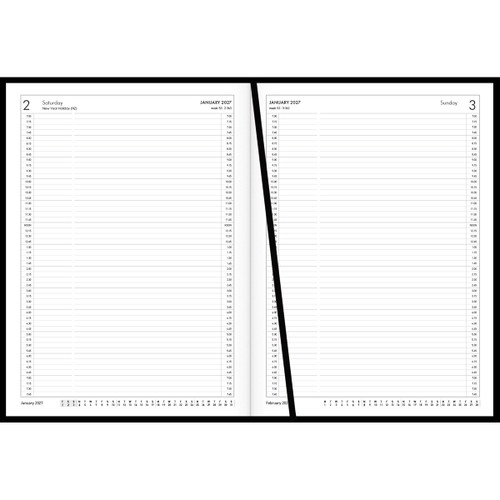 2027 COLLINS A41A APPOINTMENT DIARY, BLACK