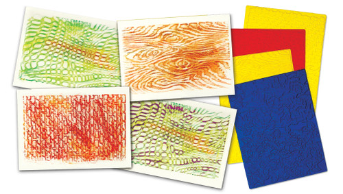 TEXTURE RUBBING PLATES (PKT 14)