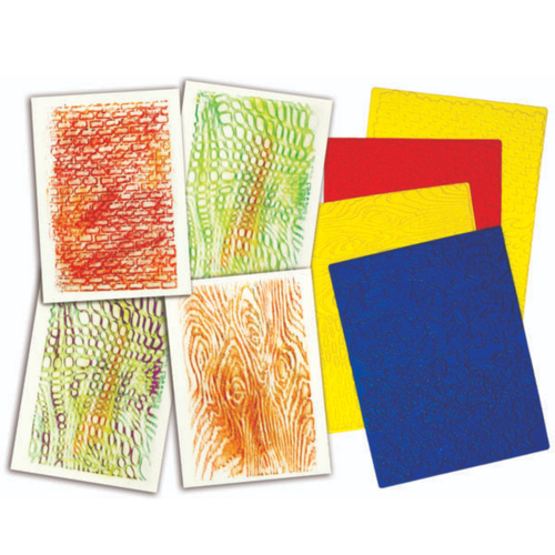 TEXTURE RUBBING PLATES (PKT 14)