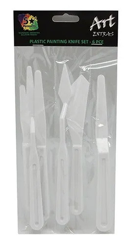 ART EXTRA PLASTIC KNIFE SET OF 6