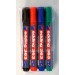 EDDING 363/4 WHITEBOARD MARKERS, SET 4