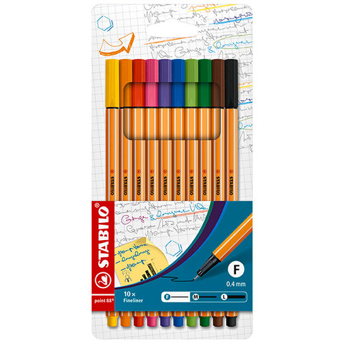 STABILO POINT 88 SET 10 FINELINER
