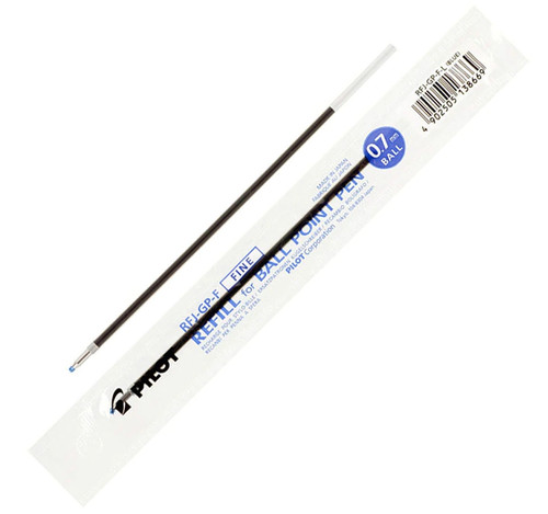 PILOT SUPERGRIP MEDIUM PEN REFILLS, BLUE